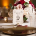 Gold, Burgandy and Pink Inspired Wedding feature
