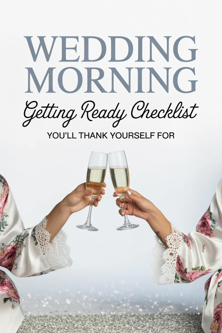 Getting Ready on your Wedding Morning: Tips & Advice