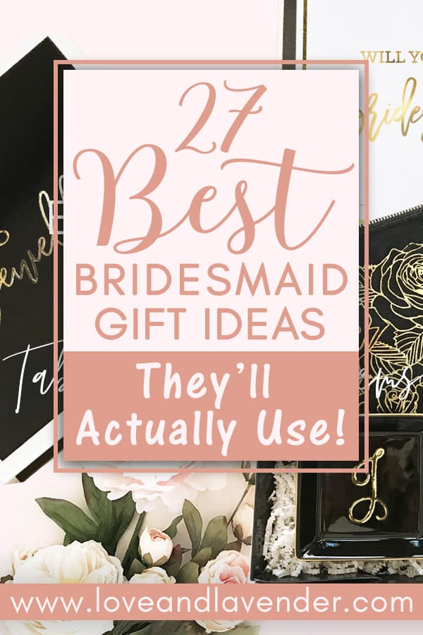 unique bridesmaid gifts