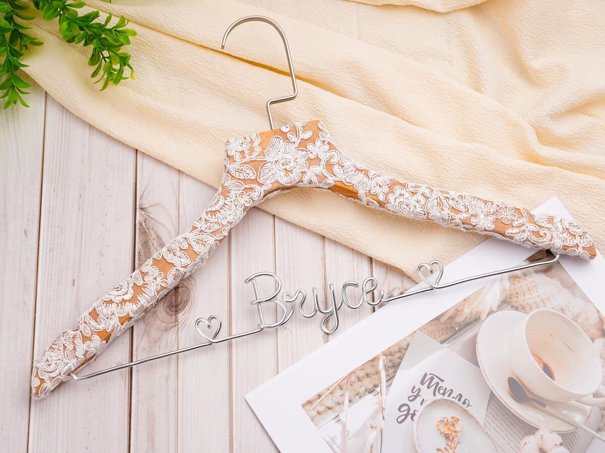 Elegant Wire Wooden Hanger