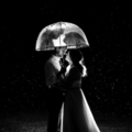 Intimate, rainy day wedding with family feature