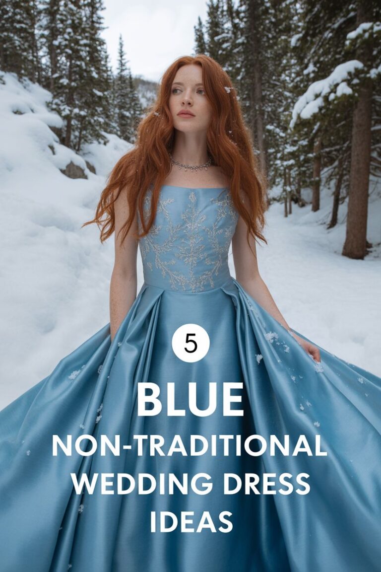 Blue Wedding Dresses That Are Bold, Beautiful, and Unforgettable