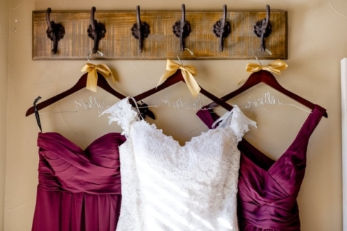 Rustic Texas Wedding in Burgundy + Blue