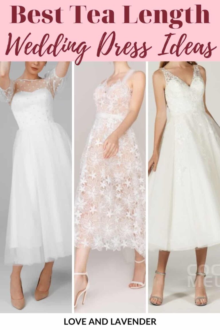 26 Tea Length Wedding Dresses – Affordable and Stylish!