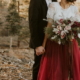 red wedding dress Etsy