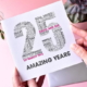 25th Wedding Anniversary Card img