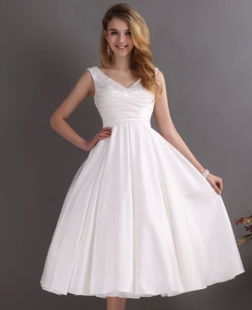 beautiful mid length dresses