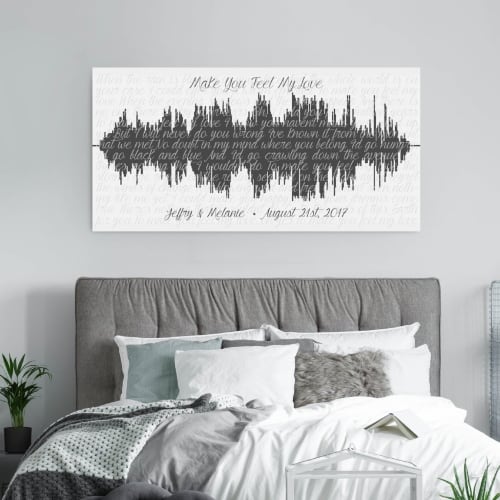 sound wave canvas art