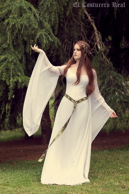 Medieval Wedding Gown, Elvish Dress, Renaissance Gown, Pre