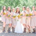 Rustic Orchard Wedding with Sunflowers & Cowgirl Boots! feature