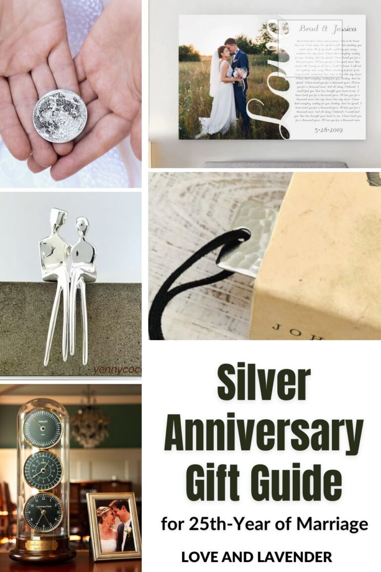 26 Stunning Silver Wedding Anniversary Gifts (25th Year) for Him & Her