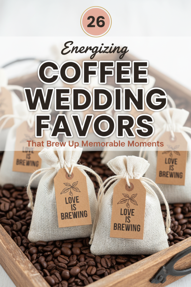 26 Coffee Wedding Favors to Energize Guests