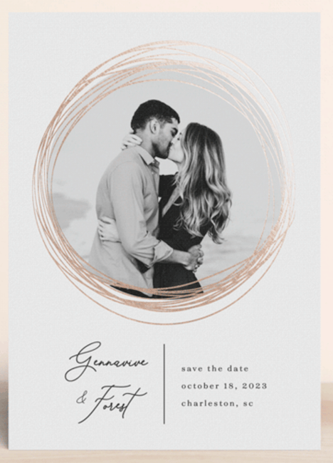 bands of eternity save-the-date design