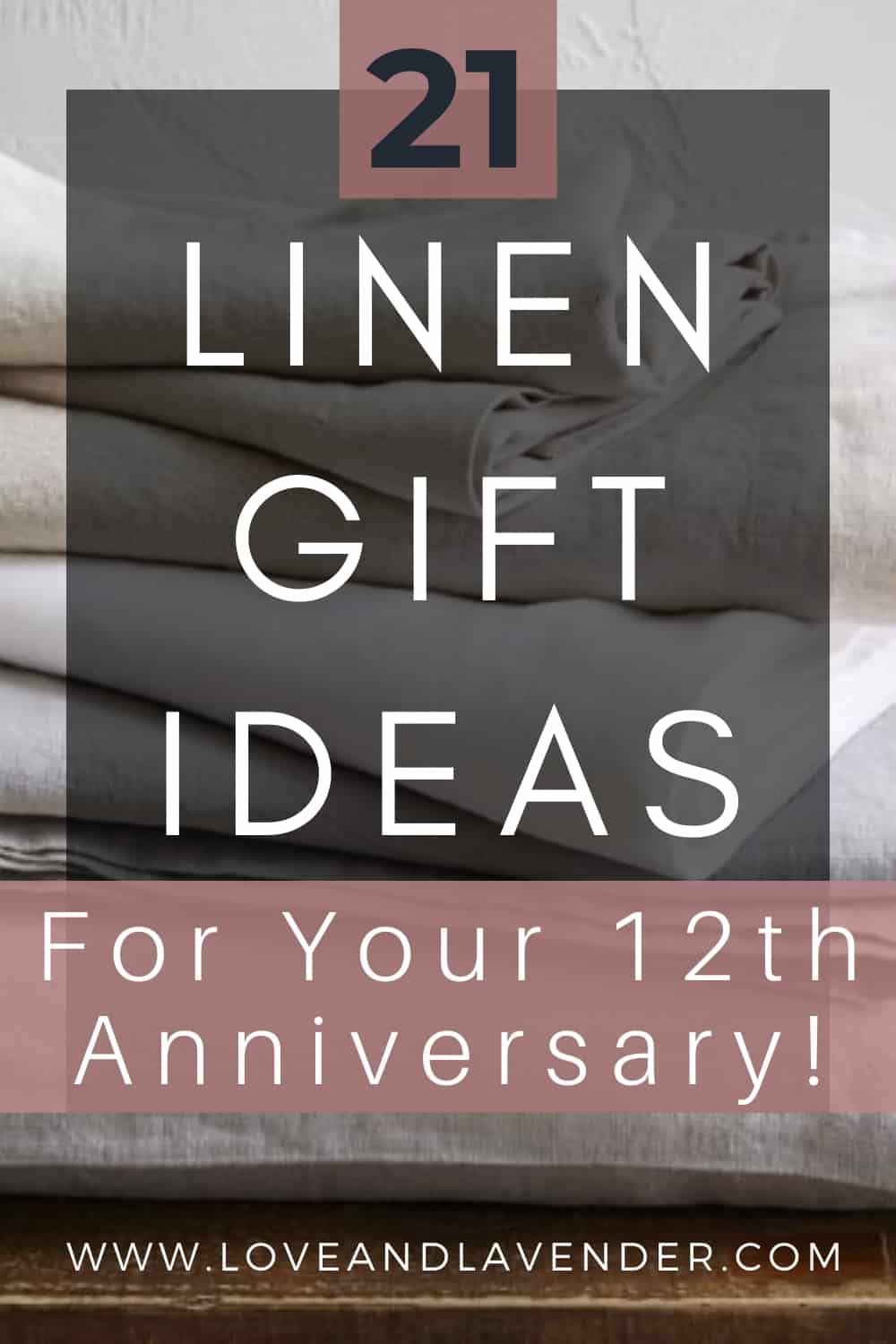linen anniversary gifts for him