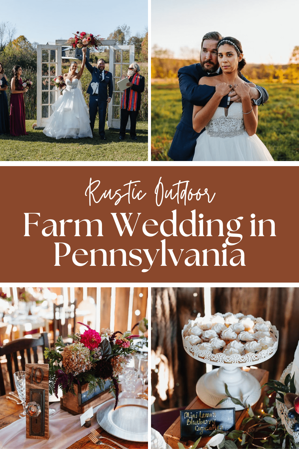 Rustic Outdoor Farm Wedding in Pennsylvania at Honesdale PA