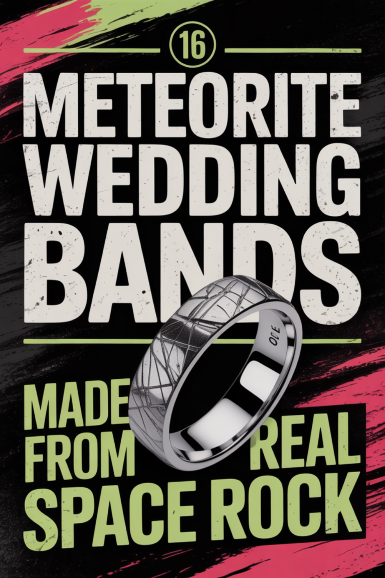 16 Meteorite Wedding Bands that are (Cue Pun) Out of this World