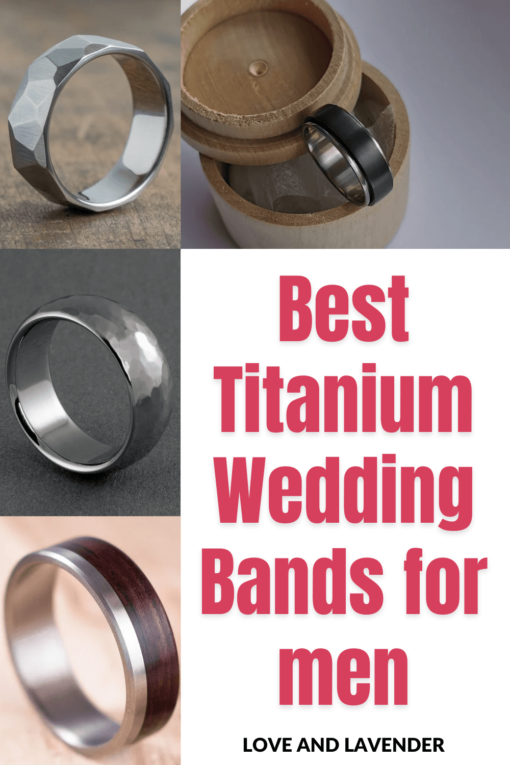 9 Titanium Wedding Bands to Stand The Test Of Time - Love & Lavender