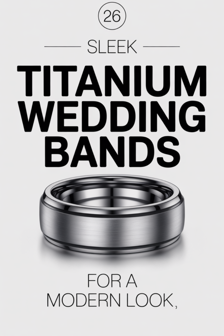 26 Titanium Wedding Bands to Stand The Test Of Time