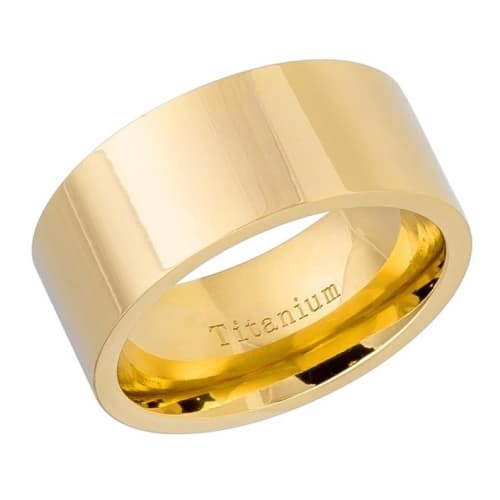 Gold Titanium Ring 