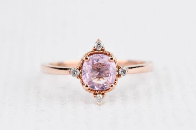 10 Pink Sapphire Engagement Rings that are Oh-So-Feminine - Love & Lavender