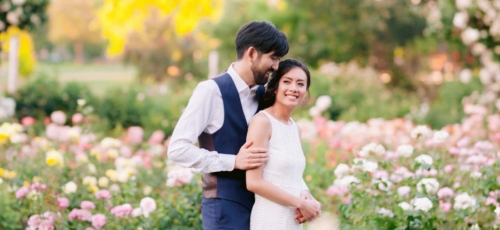 Walnut Creek Flower Garden Wedding Hero