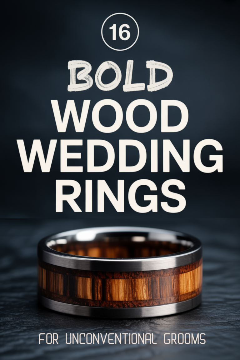 16 Men’s Wood Wedding Bands including Koa, Redwood and even Whisky Barrel!