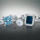 Blue sapphire engagement rings