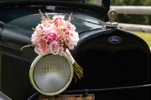 Styled Luxury Pink Farmhouse Wedding