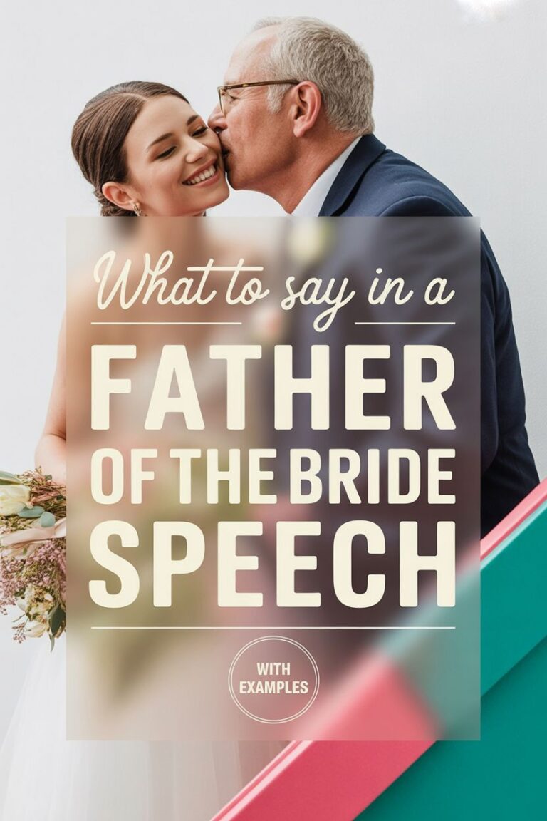 A Memorable Father-Of-The Bride Speech: Tips, Tricks, And Examples