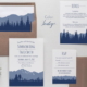 mountain wedding inviation suite