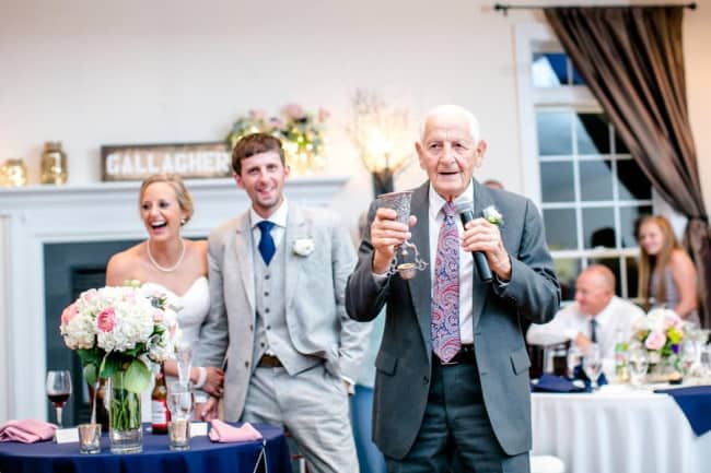Grandfather wedding speech
