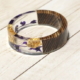 Lavender Resin Wedding Band Ring