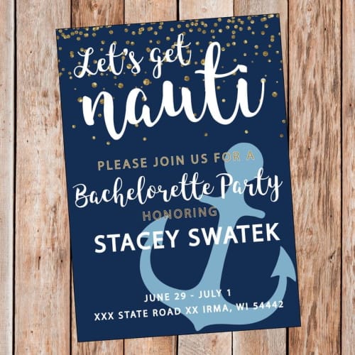 24 Nautical Themed Bachelorette Party Ideas Love And Lavender