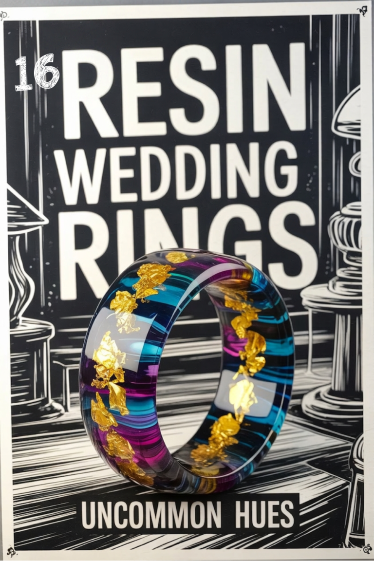 16 Resin Wedding Bands For The Non-Conformist