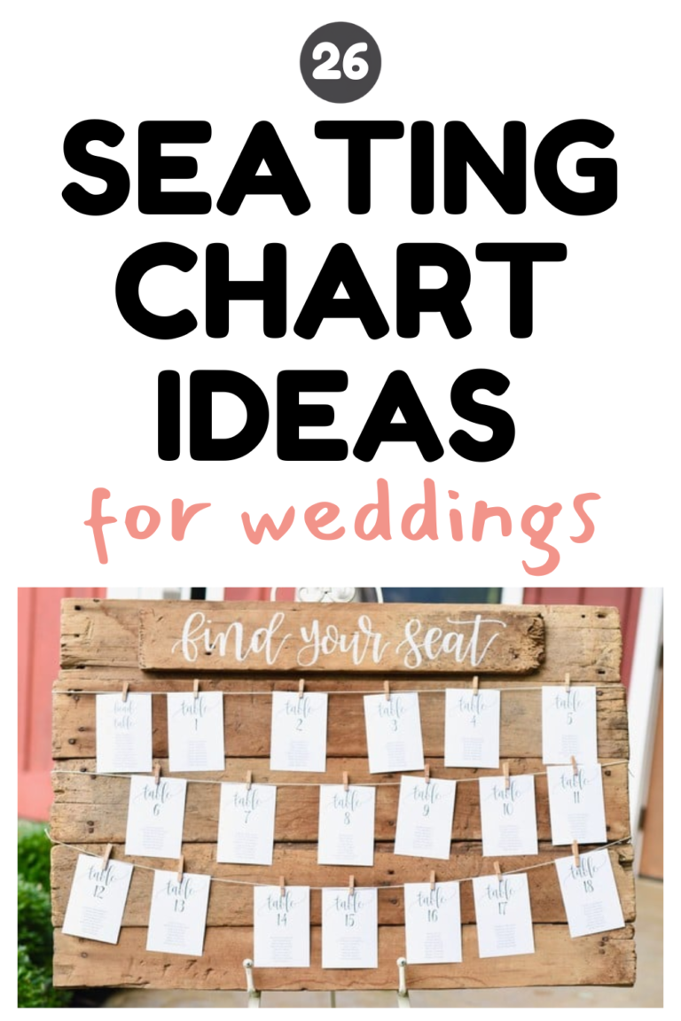26 Unique Wedding Seating Chart Ideas For Your Big Day