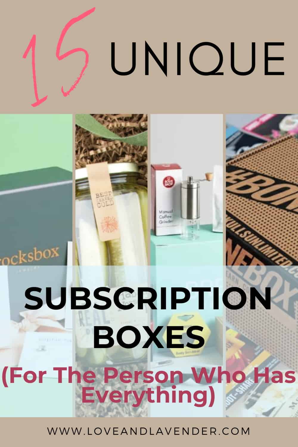 pinterest pin - unique subscription boxes