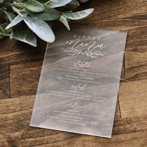 15 Unique Wedding Menu Card Ideas To Impress Wedding Guests - Love ...