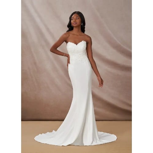 Strapless Mermaid Wedding Dress