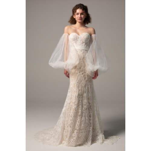 Court Train Mermaid Wedding Dress