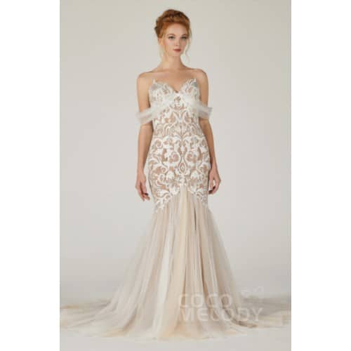 Sweetheart Neckline Mermaid Wedding Gown