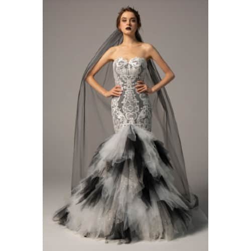  Statement Mermaid Wedding Gown 