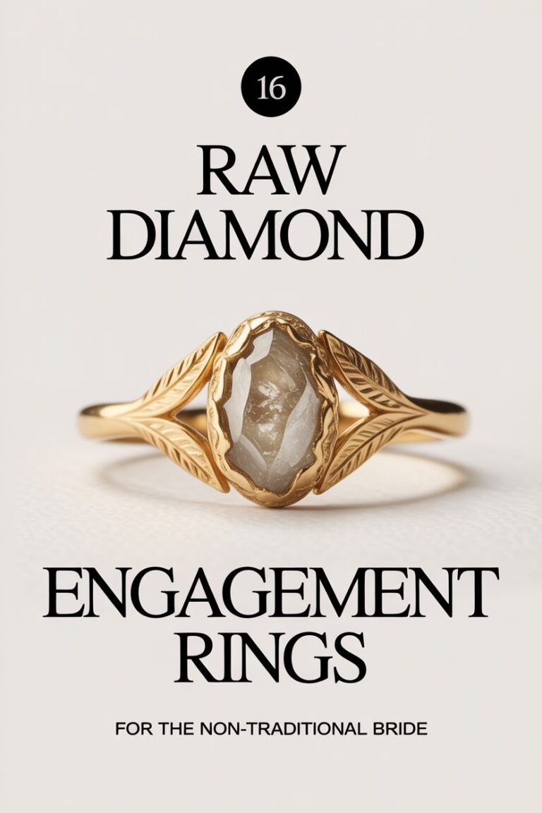 26 Raw Diamond Engagement Rings as a Beautiful Budget Ring Option