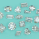 group of diamonds in different shapes