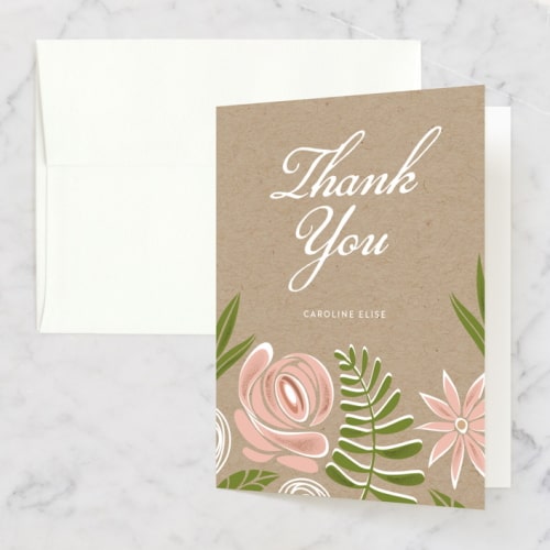 11 Thoughtful Bridal Shower Thank You Cards + Helpful Wording Ideas ...