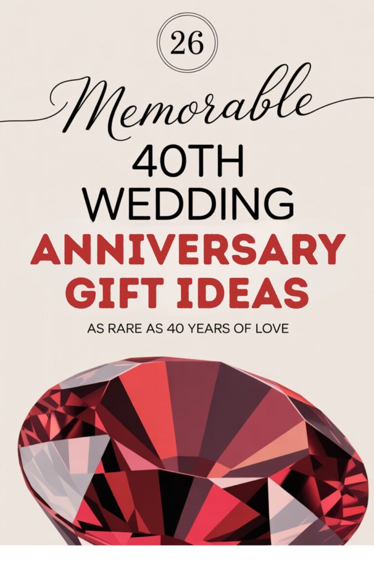 26 Creative 40th Wedding Anniversary Gift Ideas For Parents or Each Other