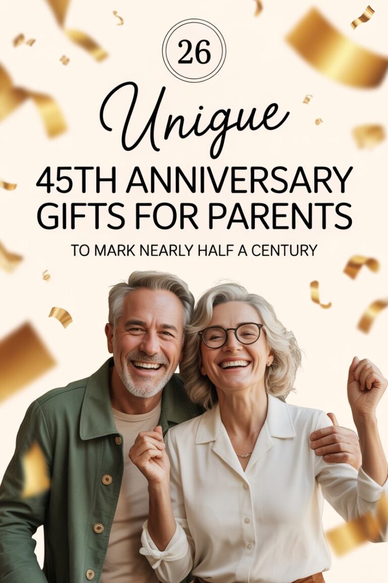 45th Wedding Anniversary Gift Ideas that are Unique and Heartfelt