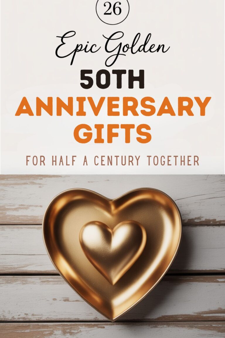 50th Anniversary Gift Ideas to Celebrate 50 Years of Happiness!