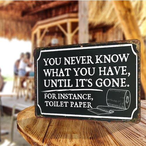 Bathroom Decor Sign