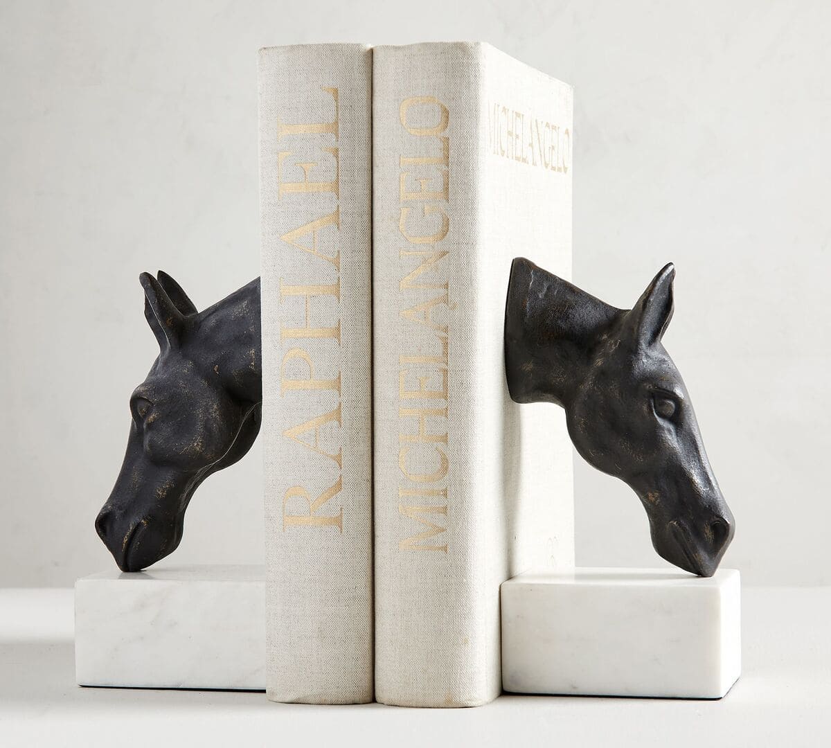 Bronze Horse Bookends