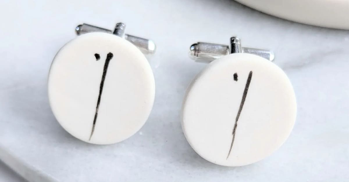 Porcelain Cufflinks